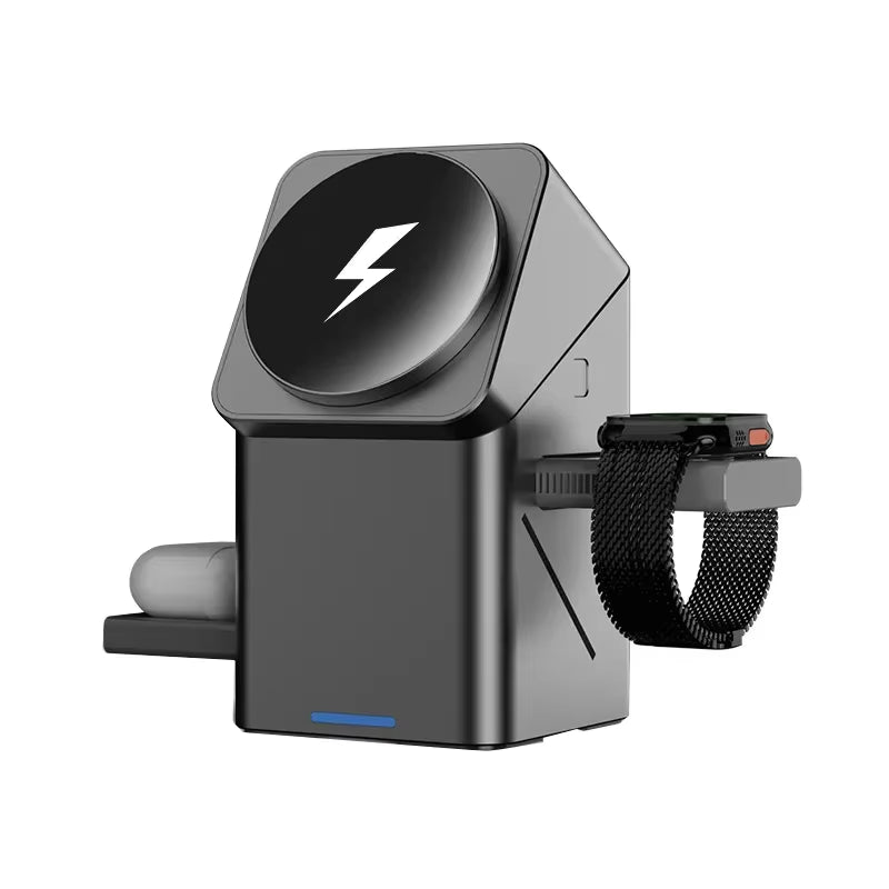 15W 3 in 1 Wireless Charging Station for Iphone 16 Charger Cargador Inalambrico Magnetic Qi2 Wireless Charger Draadloze Oplader