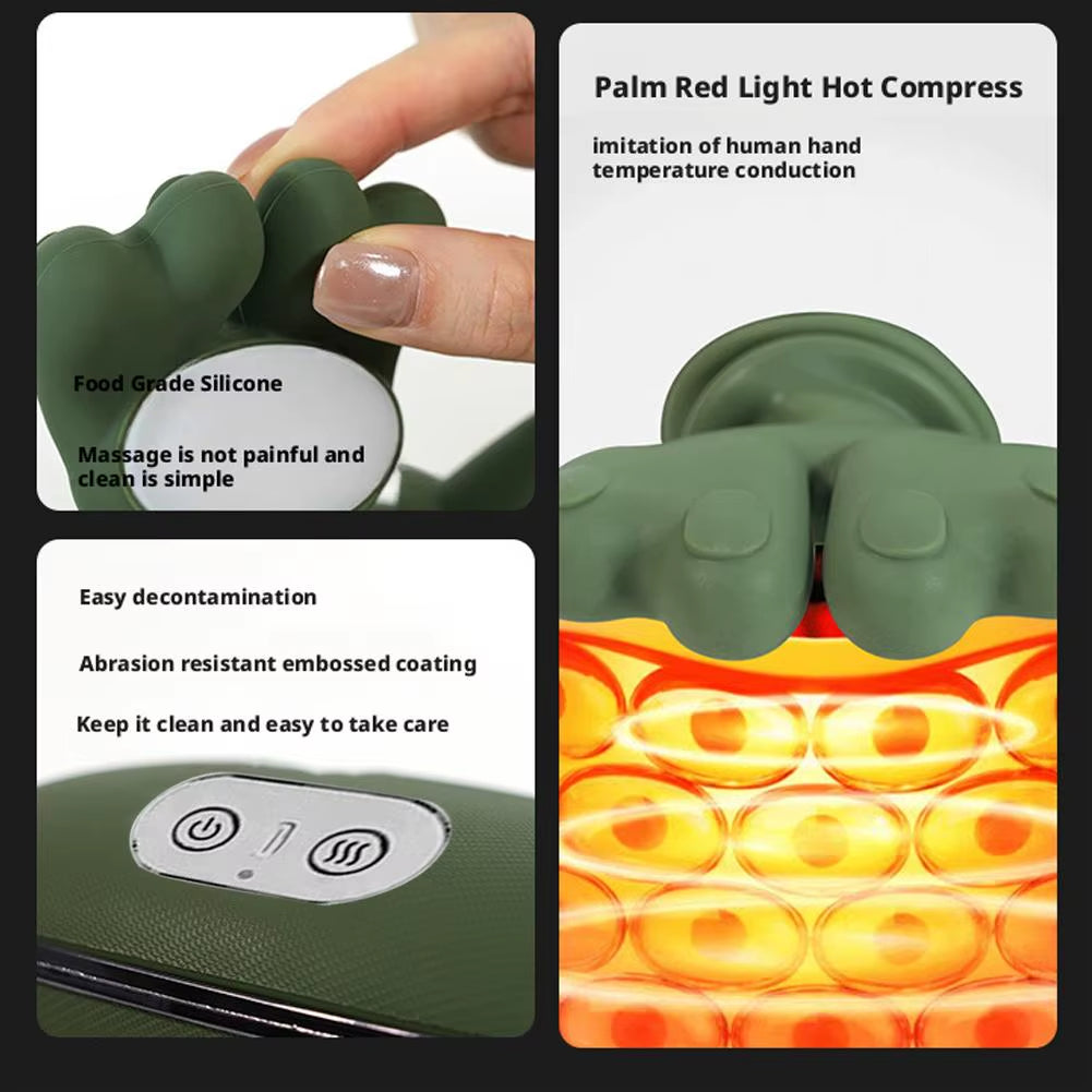 Neck Shoulder Massager Deep Tissue Shiatsu Back Cervical Massage Machine Bionic Heated Fatigue Relief Relax Muscle Health Care